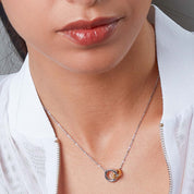 Kit Heath |  Bevel cirque Link Golden 18" Necklet