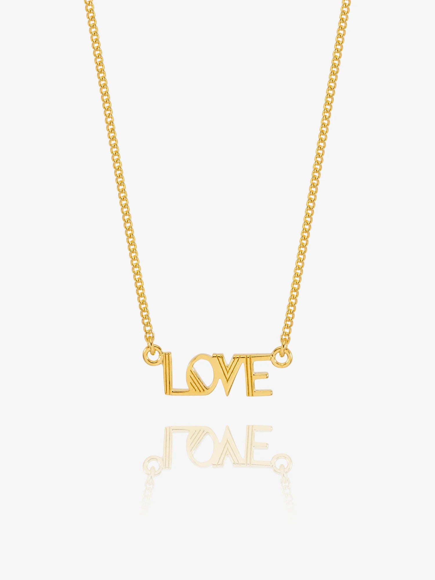 Rachel Jackson | Art Deco mini LOVE Necklace