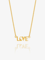 Rachel Jackson | Art Deco mini LOVE Necklace