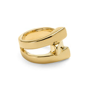 UNO de 50 | Gold Plate triple band Ring