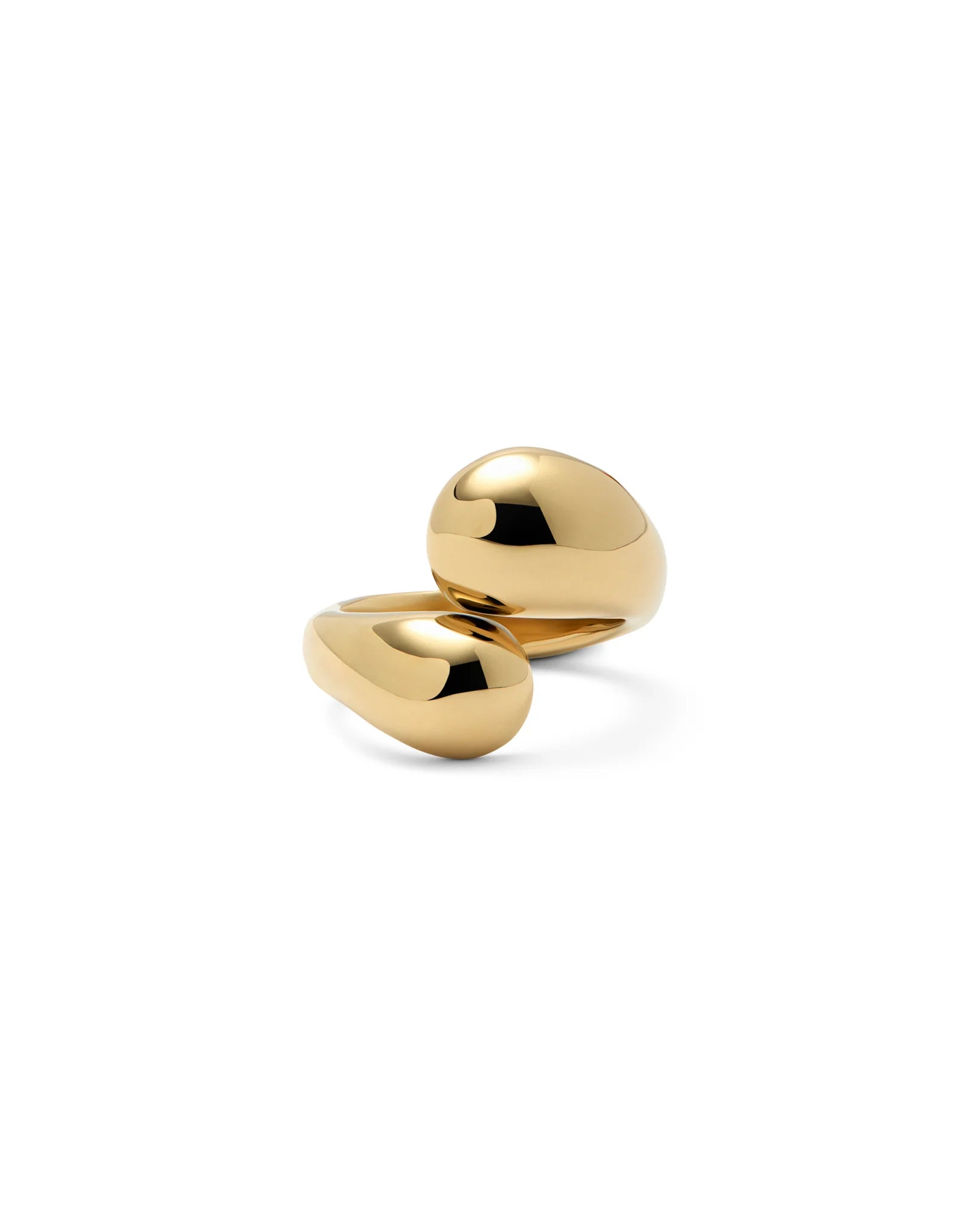 UNO de 50 | Corium Gold-Plated Double Drop Ring