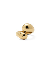 UNO de 50 | Corium Gold-Plated Double Drop Ring