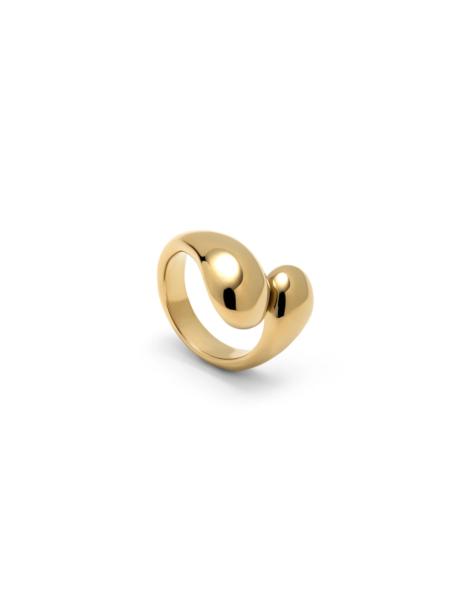 UNO de 50 | Corium Gold-Plated Double Drop Ring