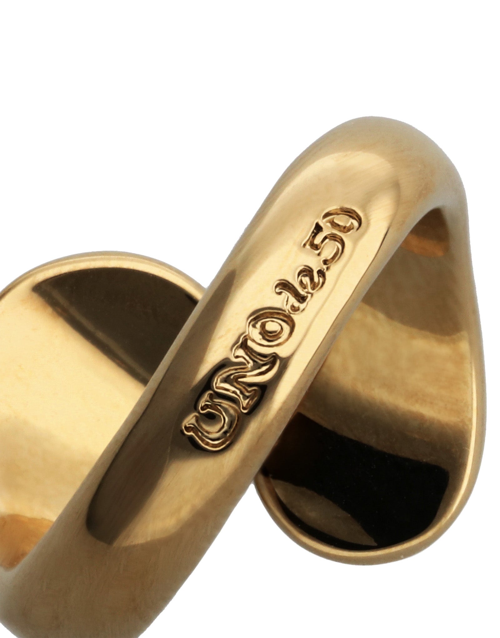 UNO de 50 | Corium Gold-Plated Double Drop Ring