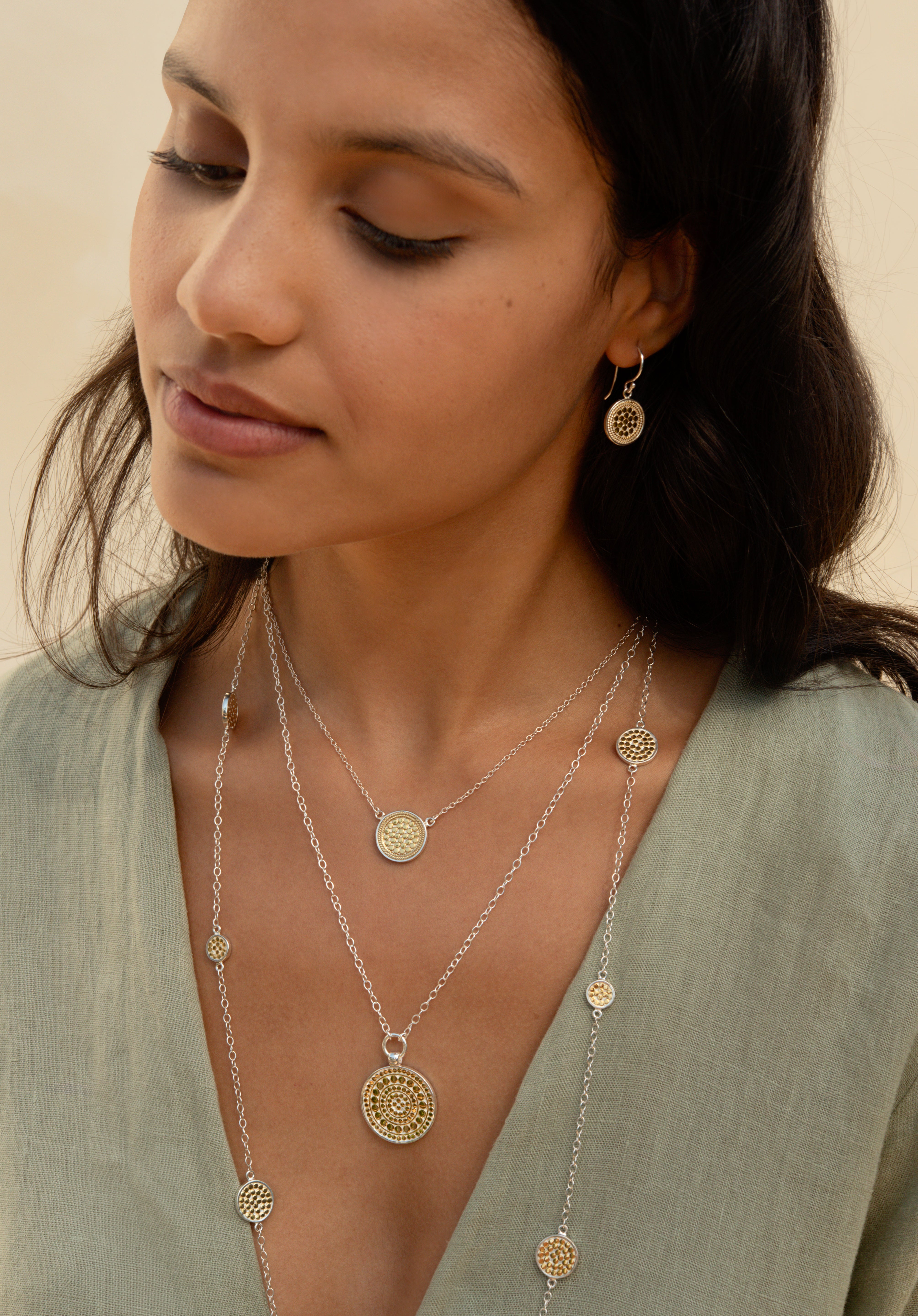Anna Beck | Classic Circle Drop Earrings