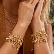 ChloBo | Rhythm of Water Gold Plated Bracelet
