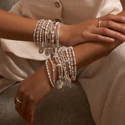 ChloBo | Dainty Moon Cut Sparkle Glowing Beauty Bracelet