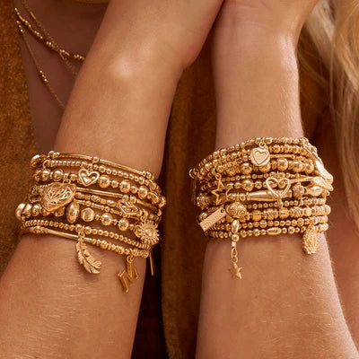 ChloBo | Interlocking hearts Gold Plate bracelet