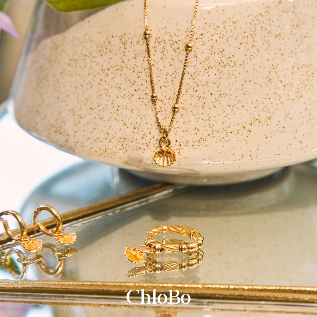 ChloBo | Gold Travel Seeker Small Hoop Earrings