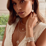 ChloBo |  Sun Mini Noodle Ball Sterling Silver Bracelet