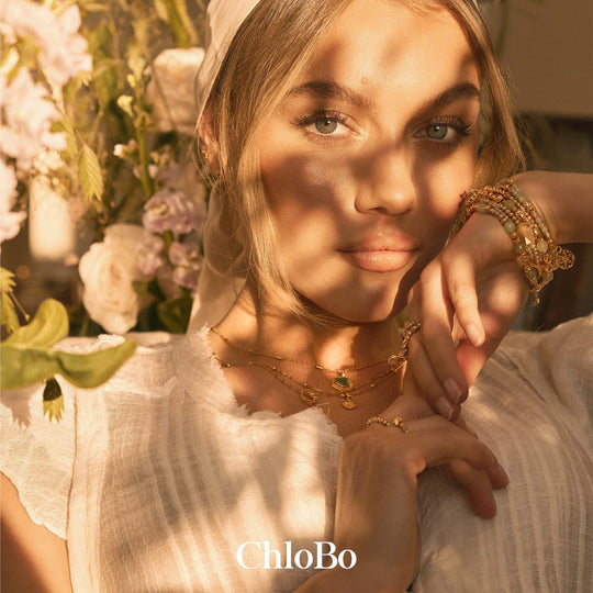 ChloBo | Gold Ruffle Huggie Hoop Earrings