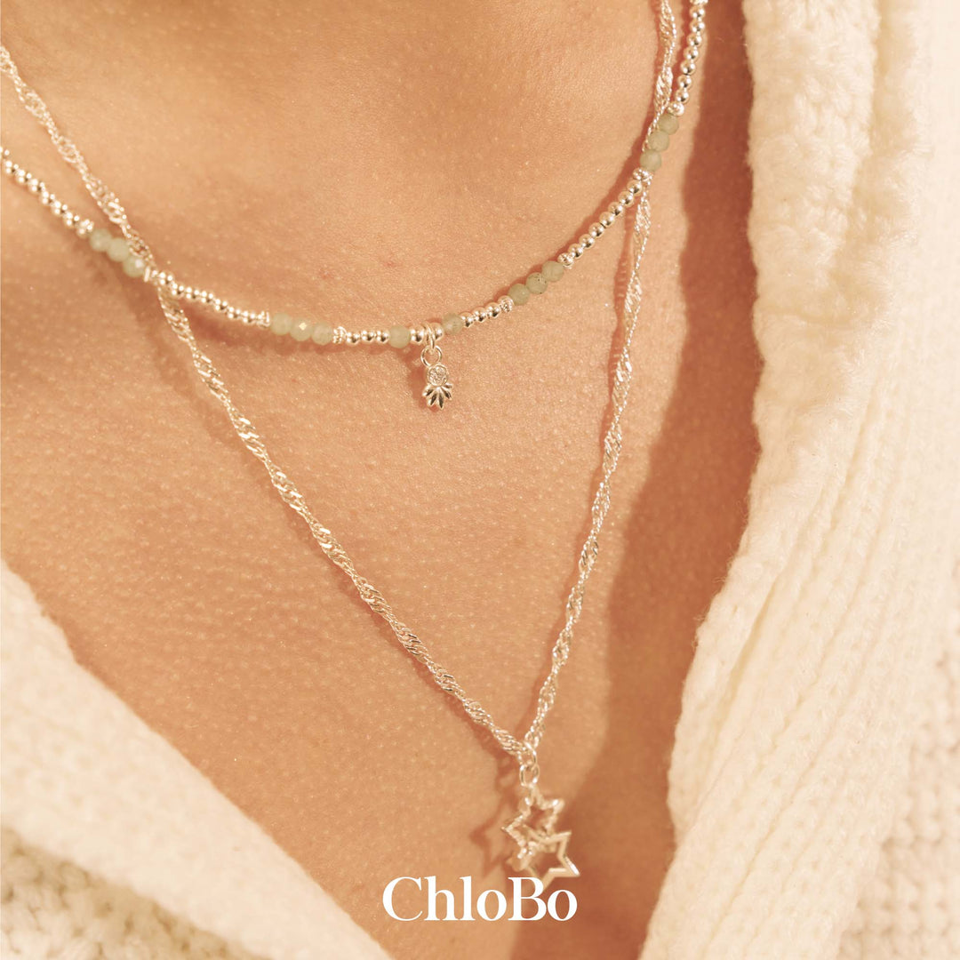 ChloBo | Twisted Rope Chain Interlocking Star Necklace