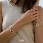 ChloBo | Calming Spirit Stone Bracelet - Amethyst