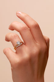Creative Brilliance | Celia | 9ct Yellow Gold 1ct Lab Grown Diamond Ring