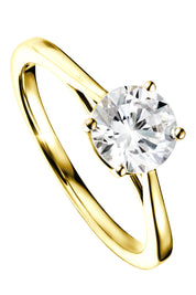 Creative Brilliance | Celia | 9ct Yellow Gold 1ct Lab Grown Diamond Ring