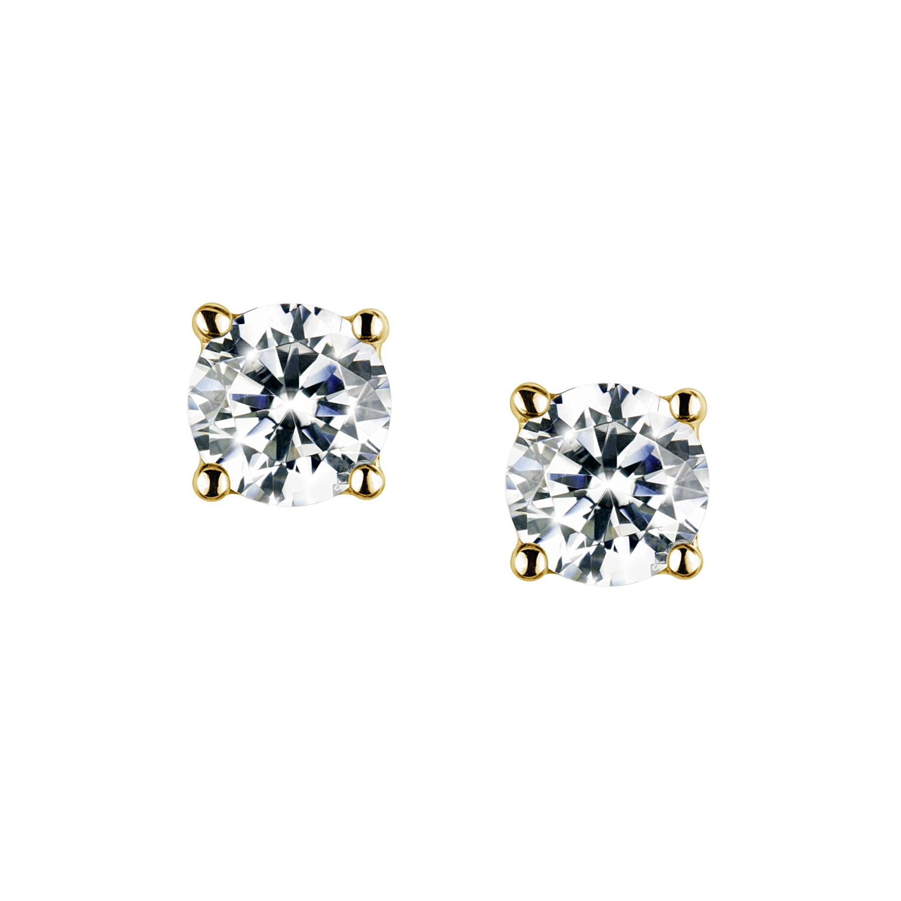 Creative Brilliance | Bonnie 9ct Yellow Gold 0.50ct tw Lab Grown Diamond Earrings