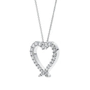 Creative Brilliance | Liza 9ct White Gold 0.50ct tw Lab Grown Diamond Necklace