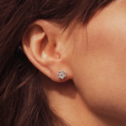 Creative Brilliance | Ava 9ct White Gold 1ct tw Lab Grown Diamond Earrings