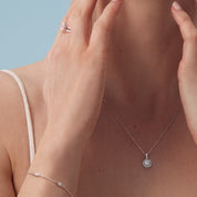 Creative Brilliance | Ana 9ct White Gold 0.33ct tw Lab Grown Diamond Necklace
