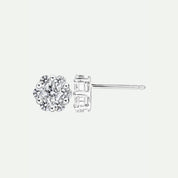 Creative Brilliance | Ava 9ct White Gold 1ct tw Lab Grown Diamond Earrings