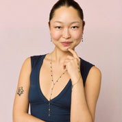 Bijoux De Mimi | India Droplet Necklace Gold & Turquoise