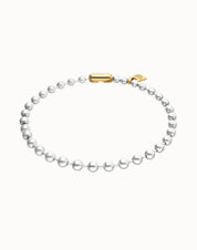 UNO de 50 | Snowflake Two Tone Necklace