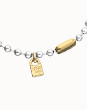 UNO de 50 | Snowflake Two Tone Necklace