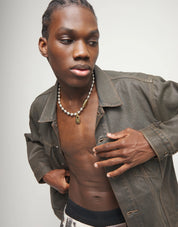 UNO de 50 | Snowflake Two Tone Necklace