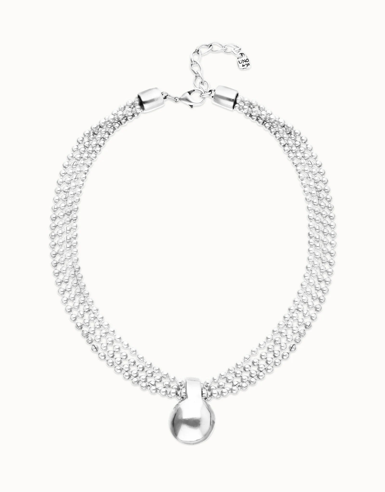 UNO de 50 | Silver Thread Necklace with Sphere