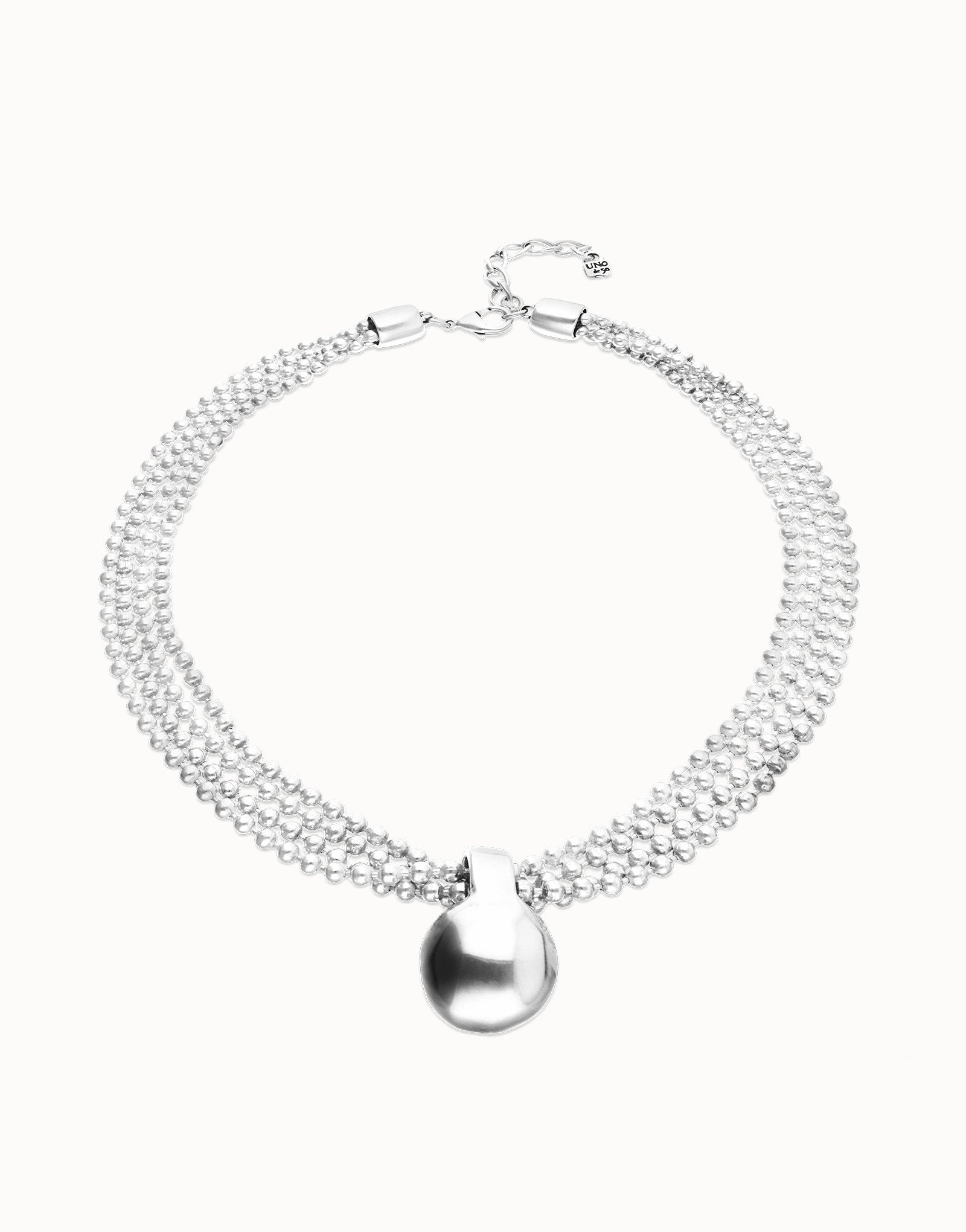 UNO de 50 | Silver Thread Necklace with Sphere