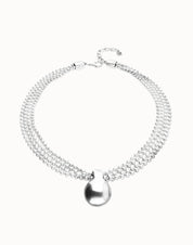 UNO de 50 | Silver Thread Necklace with Sphere
