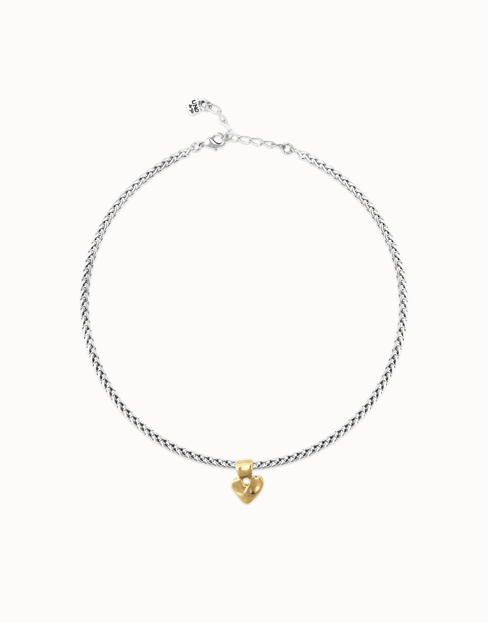 UNO de 50 | Chain Necklace with Golden Heart