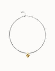 UNO de 50 | Chain Necklace with Golden Heart
