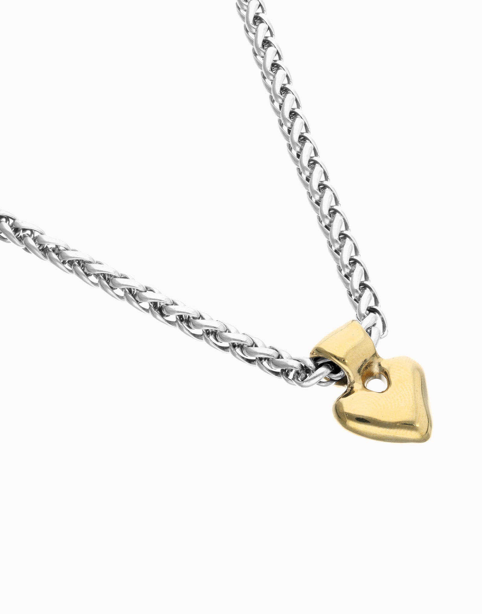UNO de 50 | Chain Necklace with Golden Heart