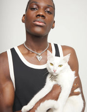 UNO de 50 | Statement Chain & Heart Necklace