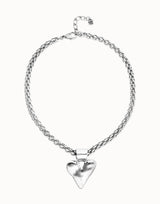 UNO de 50 | Statement Chain & Heart Necklace