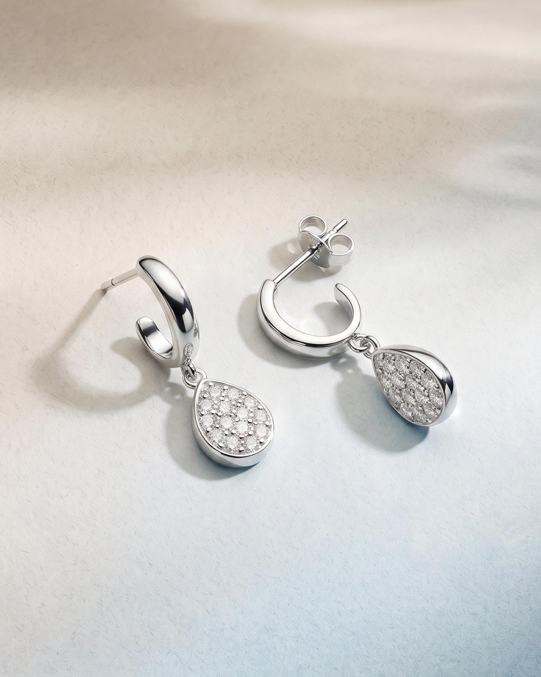 Kit Heath | Coast Pebble Glisten Semi Hoop Earring