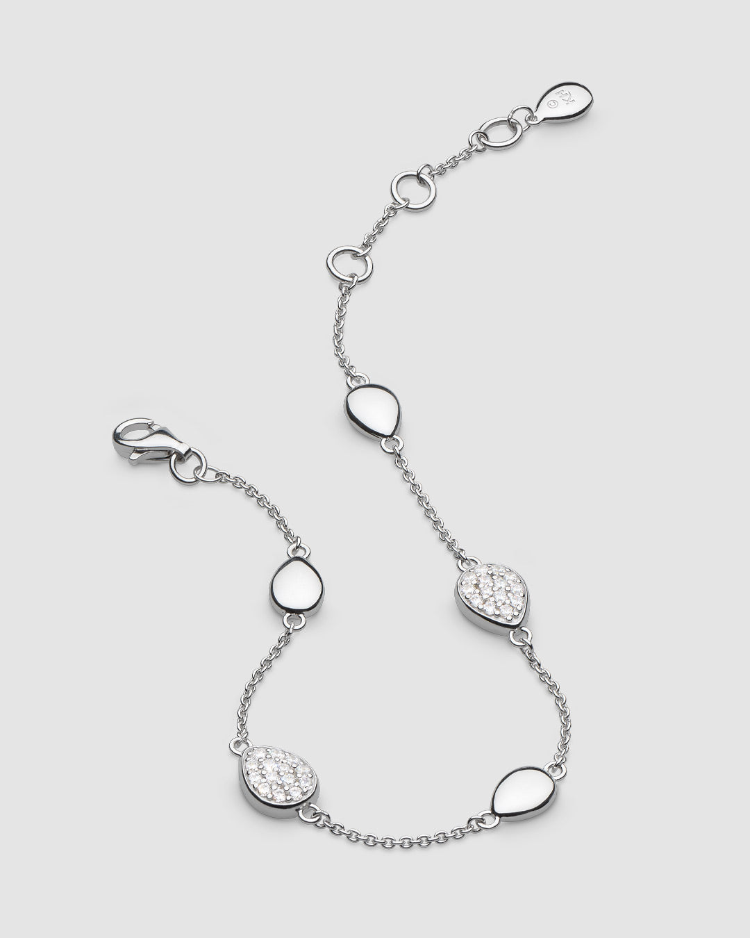 Kit Heath | Coast Pebble Glisten 7.5" Station Bracelet