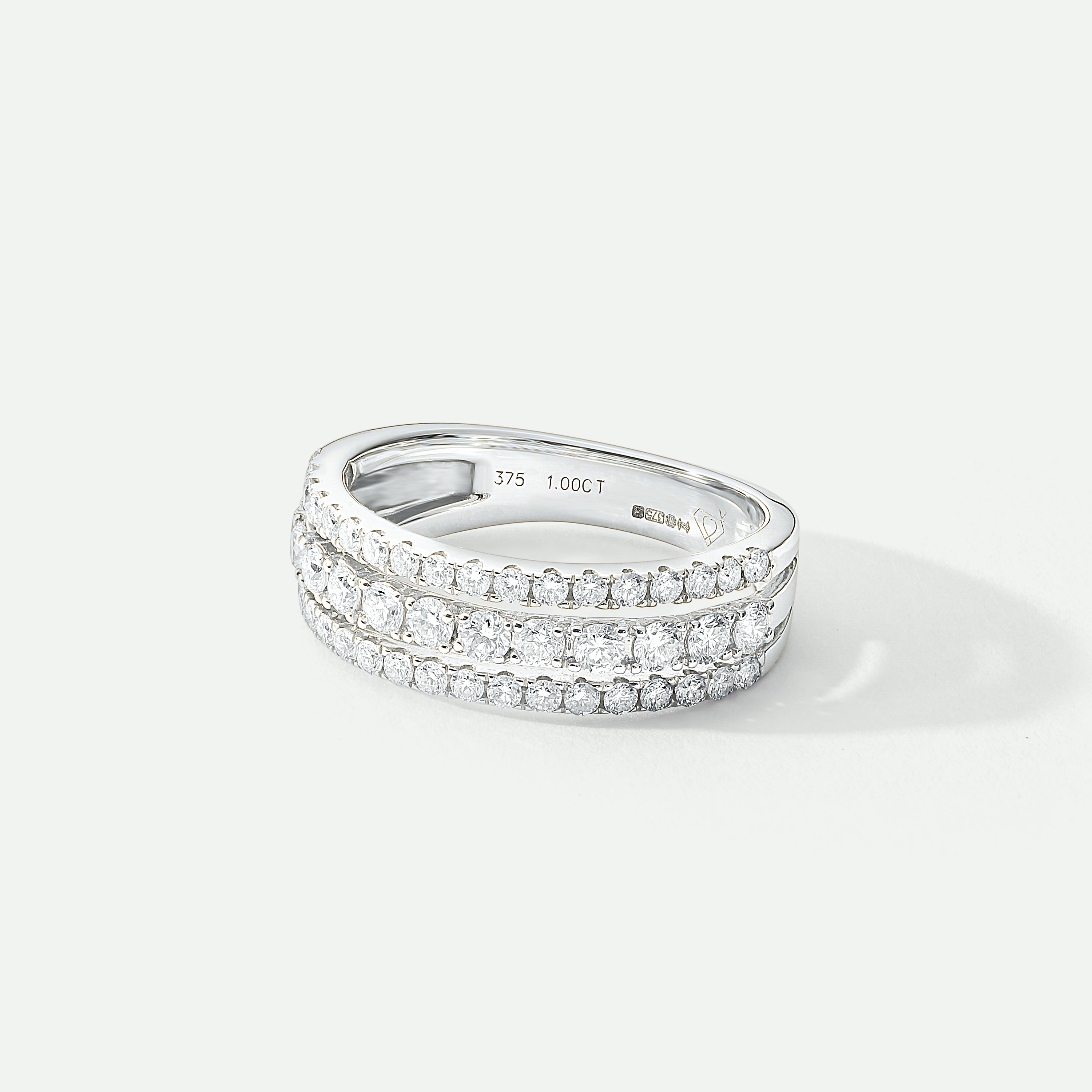 Creative Brilliance | Colette 9ct White Gold 1ct tw Lab Grown Diamond Ring