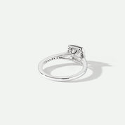 Creative Brilliance | Cynthia 9ct White Gold 0.70ct tw Lab Grown Diamond Halo Ring