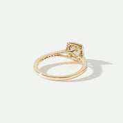 Creative Brilliance | Cynthia 9ct Yellow Gold 0.70ct tw Lab Grown Diamond Halo Ring