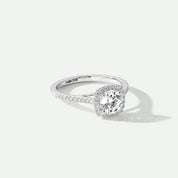 Creative Brilliance | Cynthia 18ct White Gold 1.20ct tw Lab Grown Diamond Halo Ring