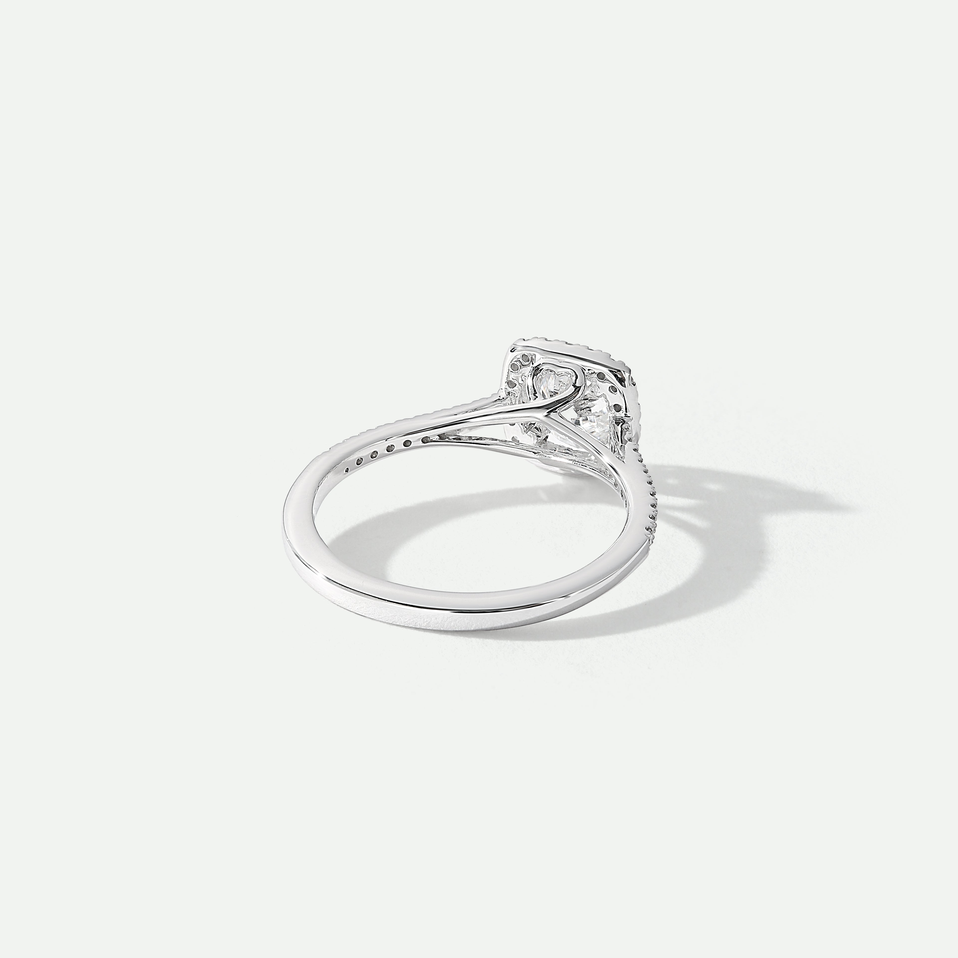 Creative Brilliance | Cynthia 18ct White Gold 1.20ct tw Lab Grown Diamond Halo Ring