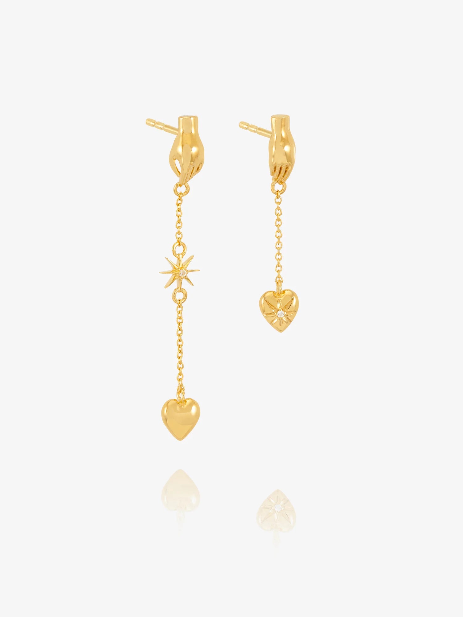 Rachel Jackson | Love Story Asymmetric Drop Earrings