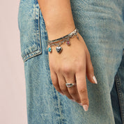 Bijoux De Mimi | Amelia Rainbow Silver Star Bangle