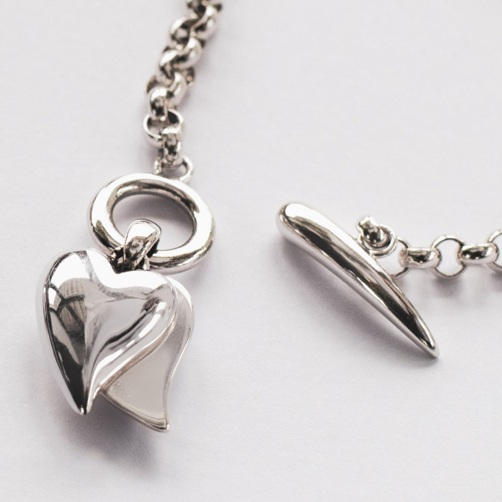Kit Heath |  Desire Love Duet Heart T-Bar bracelet