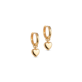 Enamel Copenhagen | Amore Gold Plated Hoops