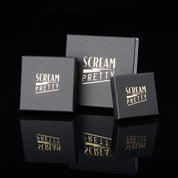 Scream Pretty | Crossed illusion Silver Stud Earrings