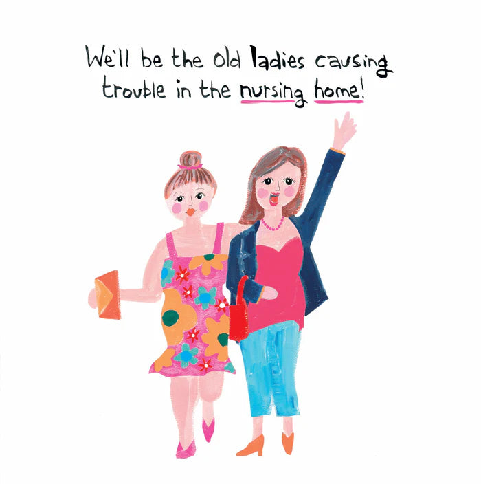 'Trouble' Greetings Card - Paper Salad