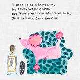 'Party Girl'  Greetings Card - Paper Salad